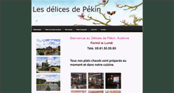 Desktop Screenshot of lesdelicesdepekin.com